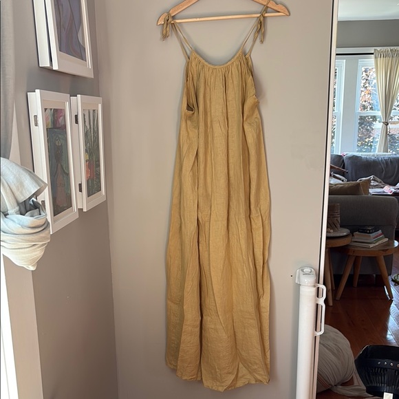 OZMA Dresses & Skirts - OZMA linen tie dress